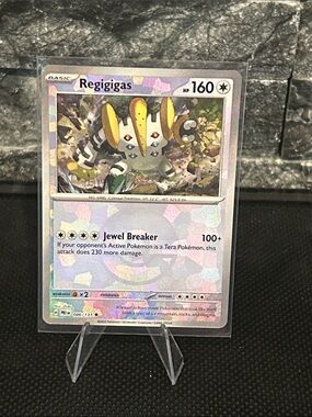 Pokemon Regigigas Pokeball 086/131‎ Holo from Prismatic Evolutions M/NM